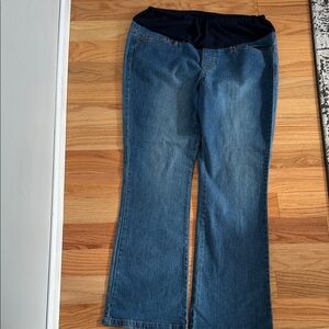 Duo Maternity Blue Flare Jeans